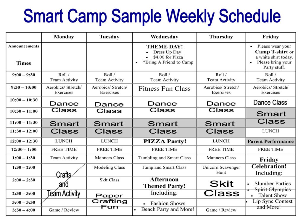 SMart Club  Camps & Classes for All Ages!